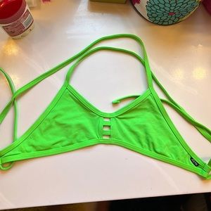 Neon green Jolyn Tomcat bikini top